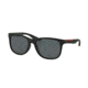 Prada PS03OSF Prescription Sunglasses, 58mm, Black Rubber, PS03OSF-DG05Z1-58-SV