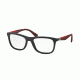 Prada PS04FV Bifocal Prescription Eyeglasses UBX1O1-55 - Shot Grey Rubber Frame