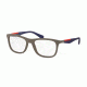 Prada PS04FV Bifocal Prescription Eyeglasses UR41O1-55 - Brown Rubber Frame