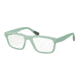 Prada PS07GV Bifocal Prescription Eyeglasses UFM1O1-53 - Light Green Rubber Frame