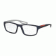 Prada PS09GV Bifocal Prescription Eyeglasses UR51O1-53 - Blue Rubber Frame