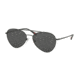 Prada PS50SS Single Vision Prescription Sunglasses PS50SS-7AX5S0-57 - Lens Diameter 57 mm, Frame Color Black