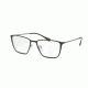 Prada PS51HV Bifocal Prescription Eyeglasses DG01O1-52 - Top Black Rubber/gunmetal Frame