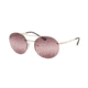 Prada PS54RS Sunglasses ZVN6M0-56 - Pale Gold Frame, Pink Gradient Lenses