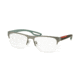 Prada PS55FV Progressive Prescription Eyeglasses UFJ1O1-54 - Gunmetal Rubber Frame