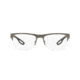 Prada PS55FV Progressive Prescription Eyeglasses, 56mm, Gunmetal Rubber, PS55FV-DG11O1-56-PRO
