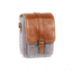 Praktica Heritage Binocular Shoulder Bag, Grey/Tan PRA188