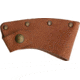Prandi Axe Blade Cover Leather, Brown leather construction, Fits Prandi PRA4309 and PRA4311 models, 7.060.08.0000 / 7MOD12007