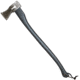 Prandi Axe with Splitting Wedge, 7.5 zinc phosphate coated axe head with 3.25 cut, Hickory handle, 3.016.20.E