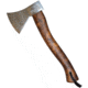 Prandi German Style Hatchet, 5.75 stonewash finish axe head with 4 cutting ed, Hickory handle, 3.003.06.A