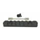 Precision Reflex Delta Replacement Bottom Rail Forearms, 3in, Black, 05-071-3B
