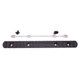 Precision Reflex Delta Replacement Bottom Rail Forearms, 8.5in, Black, 05-071-85