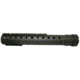 Precision Reflex Gen III 14in Round Free Float Carbon Fiber Forearm, Black, 05-073-14B