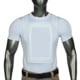 Premier Body Armor 360 Core Everyday Armor T-Shirt w/ 2 Level IIIA Panels, Crew Collar, White, Extra Small, 360-EAT-WHITE-XS-CORE