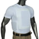 Premier Body Armor 360 Core Everyday Armor T-Shirt w/ 4 Level IIIA Panels, Crew Collar, White, Large, 360-EAT-White-L-4P