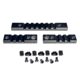 Presma 2 Pcs 3 Slot 1 7 Slot Picatinny Rail Section Kit for M-LOK Style Slots, with Sling Swivel Adapter, Black, RLMLK1