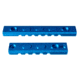 Presma 2 Pcs 5 Slot 1 7 Slot Picatinny Rail Section Kit for M-LOK Style Slots, with Sling Swivel Adapter, Blue, RLMLK2-BL