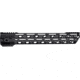 Presma 223/5.56 Super Light Free Float M-LOK Handguard w/Partial Top Rail, Black, UMMARD15