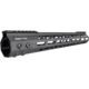 Presma 223/5.56 Super Light M-LOK Free Float Handguard w/Partial Top Rail, 15 in, Black, UMMARA15
