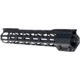 Presma AR-15 M-LOK Free Float Handguard, 13 in, Black, MMARE13