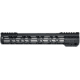 Presma AR-15 M-LOK Free Float Handguard, 13 in, Black, MMARE13
