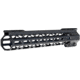 Presma AR-15 M-LOK Free Float Handguard, 17 in, Black, MMARE17