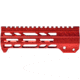 Presma AR-15 M-LOK Free Float Handguard, 7 in, Red, MMARE7R