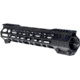 Presma AR-15 M-LOK Free Float Handguard w/Integrated Handstop, 12 in, Black, MMARE12