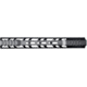 Presma AR-15 M-LOK Free Float Handguard w/Integrated Handstop, 12 in, Black, MMARE12