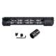 Presma AR .308 12.5in M-LOK Free Float Handguard Forend for .308 DPMS High Profile Pattern Upper Receiver, ID 1.54in, Matte Black M38ML125-H