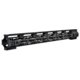 Presma AR .308 19.5in M-LOK Free Float Handguard Forend for .308 DPMS Low Profile Pattern Upper Receiver, ID 1.54in, Matte Black, M38ML195-L