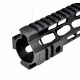 Presma Jackal Series Super Slim Free Float Hand Guard Rail Mount for .223/5.56, Black, 12 in PRJA031