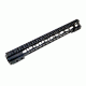 Presma Jackal Series Super Slim Free Float Hand Guard Rail Mount, Black, 15 in PRJA041