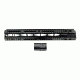 Presma Kangaroo Series AR Style Free Float Handguard Quad Rail Mount, Black, 12 in PRKA031