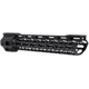 Presma M-LOK Free Float Handguard w/Partial Top Rail, 10 in, Black, UMM38D10-H