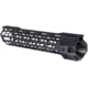 Presma M-LOK Free Float Handguard w/Partial Top Rail, 13 in, Black, UMM38D13-H