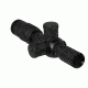 Pride Fowler Industries USO-PFI BLK 1.5-6x28mm, PFI BLK Combat Reticle Scope, Black, USO300