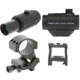 OpticsPlanet Exclusive Primary Arms 1x 2 MOA Micro Red Dot Sight Exclusive Bundle w/Bases and Magnifier, Black, MD-BLK-BUNDLE