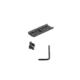 Primary Arms 1x Riser Mount, Medium, 1.535in, Black PA1X-HM-SPCR-1.535