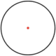 Primary Arms SLx MD-25 Rotary Knob 25mm Microdot Reflex Sight, 2 MOA Red Dot, Black, 810032