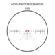 Primary Arms The SLx 1-10x28mm Rifle Scope, Second Focal Plane, ACSS Raptor 5.56 M10S, Black, 610157