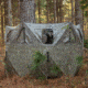 Primos Hunting Double Bull 3-Panel Stakeout with SurroundView Hunting Blind, Mossy Oak New Bottomland, 65165