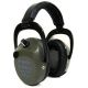 Pro Ears Pro Tac SC Gold Low Profile Low Weight, NRR 25 Hearing Protectors w/Batteries, Green, GS-PTSTL-L Green