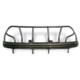 Pro-Gard Industries Black Powder Coated, Heavy Duty Aluminum, Full, Wrap Around Xpush Bumper - XPB47UINT13