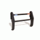 Pro-Gard Industries Black Powder Coated Steel, Standard Push Bumper W/ Intergrated, Two Head, 1/2 Red 1/2 Blue Led Ions - PB53CC11ION2RB
