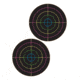 Pro-Shot Pro-Shot Bullseye Splattershot Target, Multi-Color Rings, Heavy Tag Paper, 5 inch x 2, 10-Pack, Multi-Color, 5MCB-10PK, 5B-MC-10PK