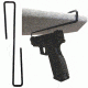 Pro-Shot Pro-Shot Pistol Clip Safe Hangers 4 Per Package, Black, PSH4