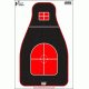 Pro-Shot Pro-Shot Splatter Shot 12 x 18 Tactical Precision Target - Red/Black Heavy Tag Paper, Red, Black, White, Pack of 8 TPRS-BLK-8PK, Red, Black, White, TPRS-BLK-8PK