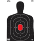 Pro-Shot Pro-Shot Splatter Shot BC27 Silhouette Targets Heavy Tag Paper 12x17 Inches 8 Pack, White, Black, SILH-8PK