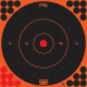 Pro-Shot Pro-Shot Splatter Shot Bullseye Targets Peel And Stick 12 Inch Orange 5 Pack, Orange, 12B-ORNGE-5PK
